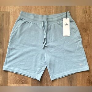 Alo Yoga Chill Shorts Relax Celestial Blue SZ Large NWT